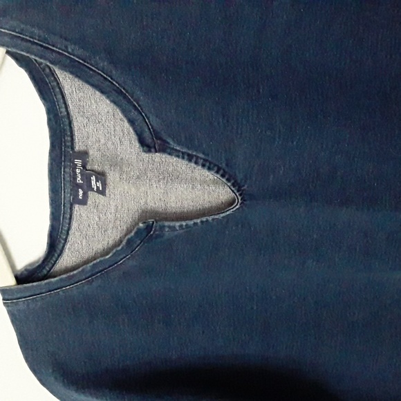 J.Jill Pure Jill Indigo Dress Size XS Missy, 3/4 Sleeves , - Picture 3 of 8